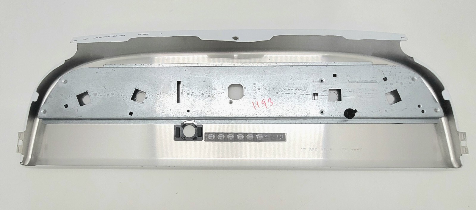 Genuine Washer Whirlpool Control Panel Part#W10607406