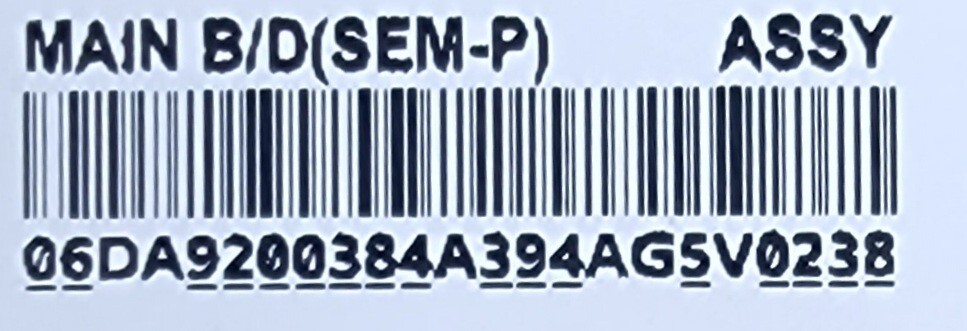 Genuine Refrigerator Samsung Control Board Part#DA92-00384A