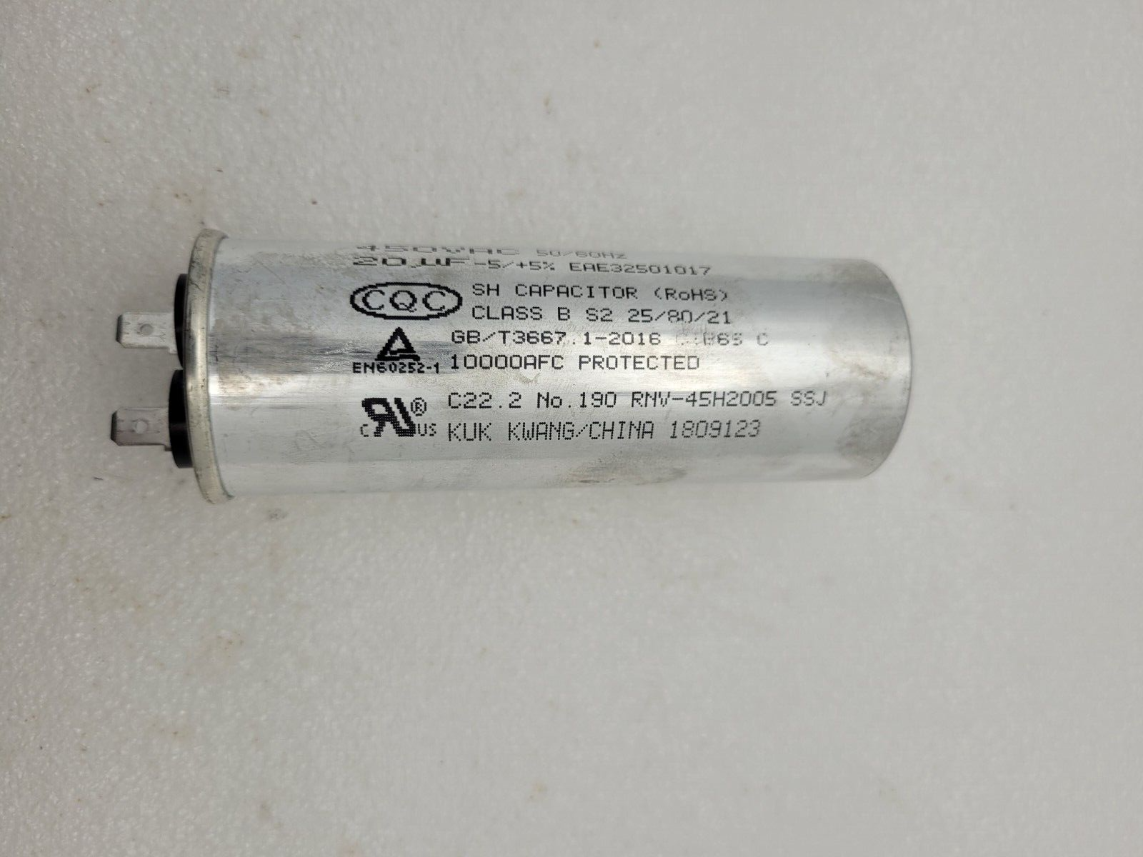 Genuine LG Refrigerator Capacitor Part#EAE32501017