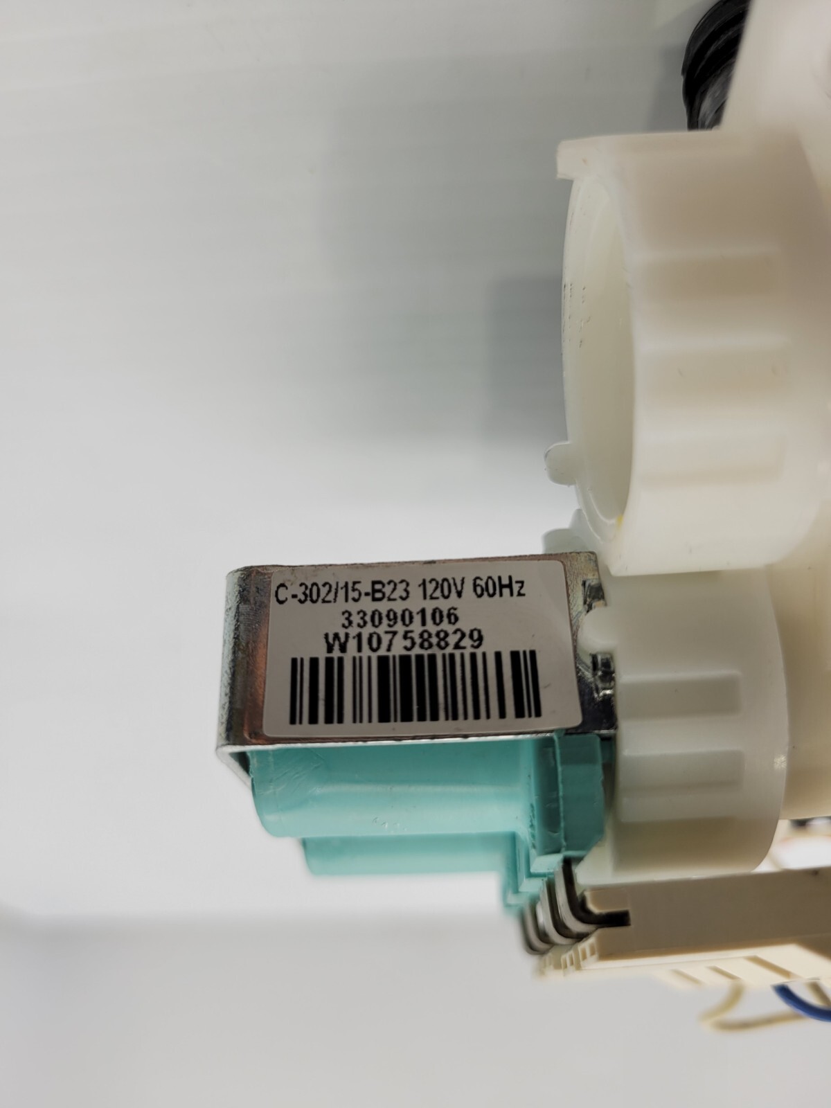 Genuine Kenmore Washer water inlet valve Part #W10758829