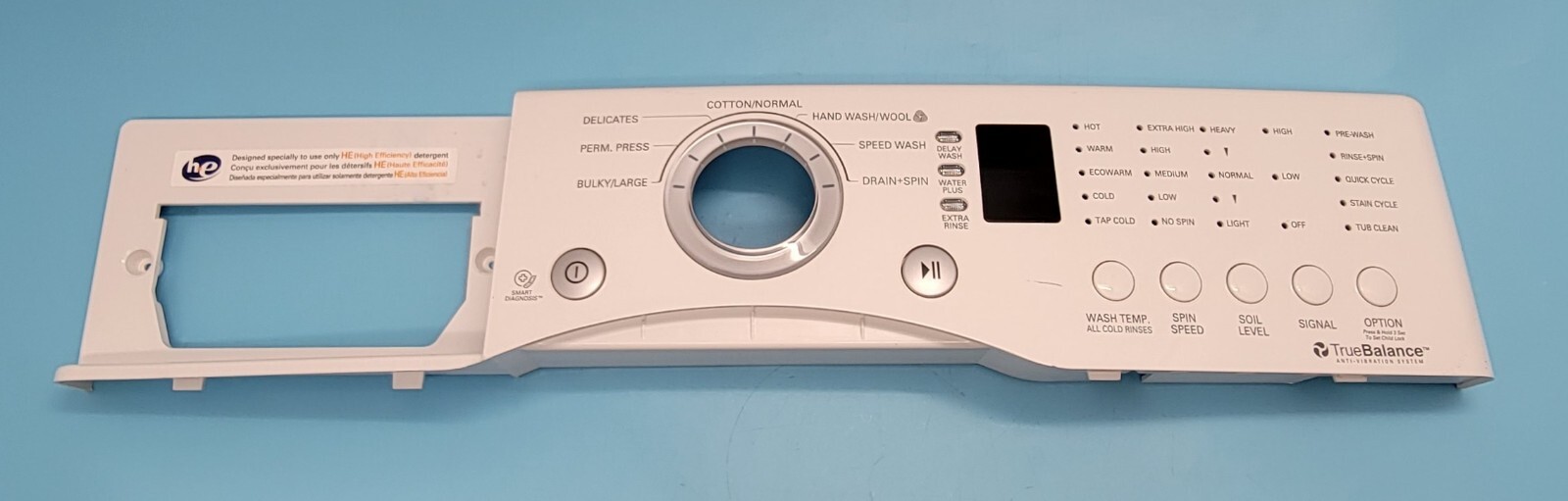 Genuine Washer LG Control Panel Part#3720ER0003