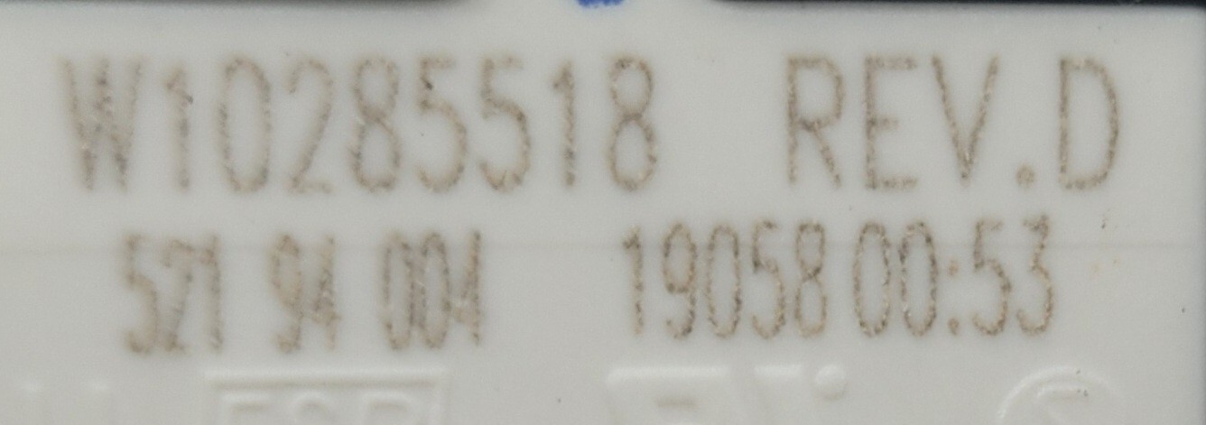 Genuine Washer Whirlpool Temperature Switch Part#W10285518