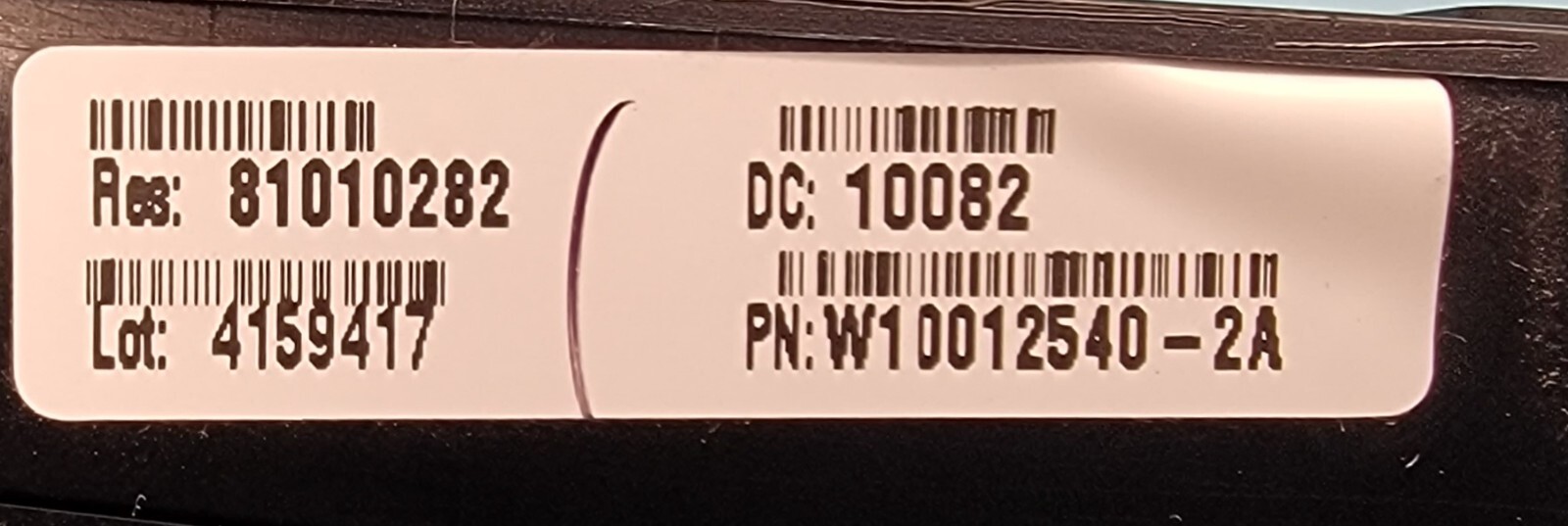 Genuine Dryer Whirlpool Control Board Part#W10288016