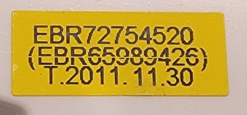 Genuine Washer LG Control Board Part#EBR65989426