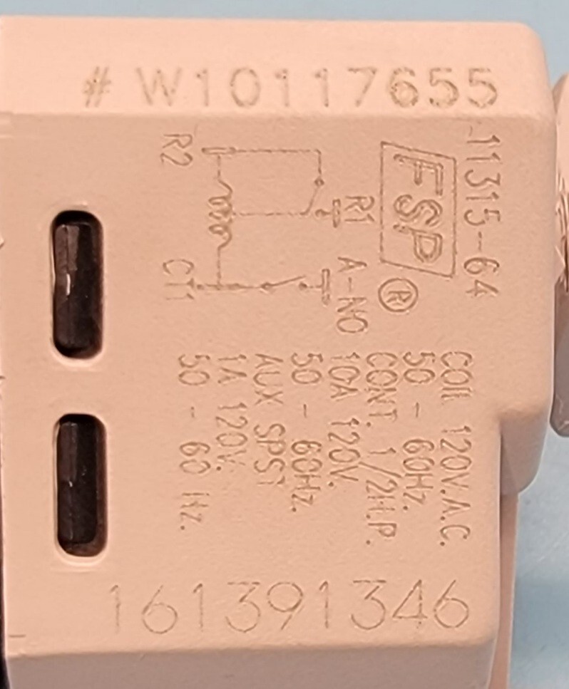 Genuine Dryer Whirlpool Start Switch Part#W10117655