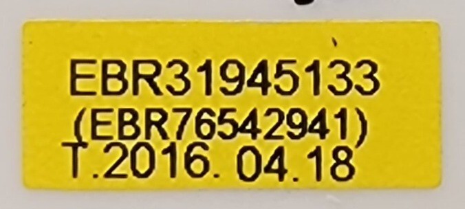 Genuine Dryer LG Control Board Part#EBR76542941