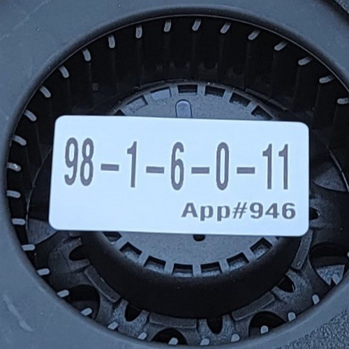 Genuine Cooktop Monogram Fan Motor Part#1E19024DC BA12032B12H