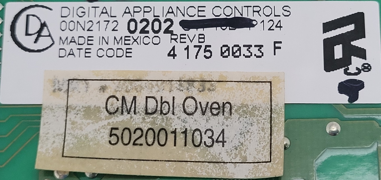 Genuine Oven Thermador Control Display Module Part#00671730 00N21720202