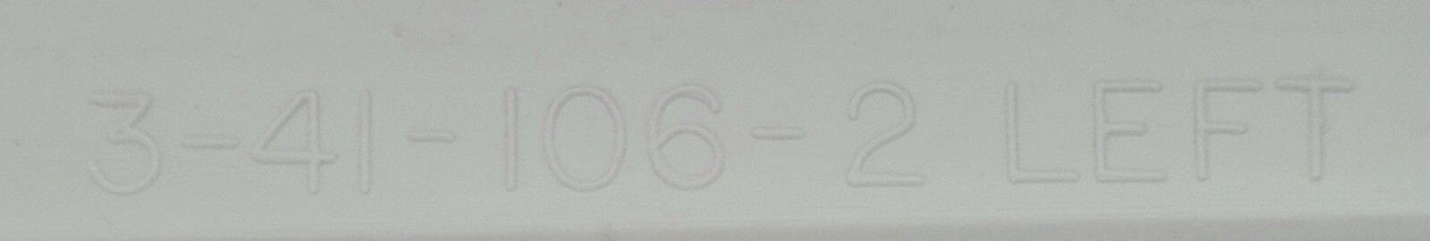 Genuine Refrigerator Sub-Zero Left Glide Part#3-41-106-2