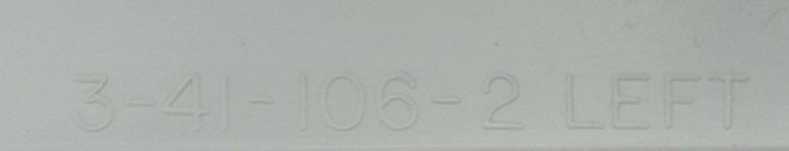 Genuine Refrigerator Sub-Zero Left Glide Part#3-41-106-2