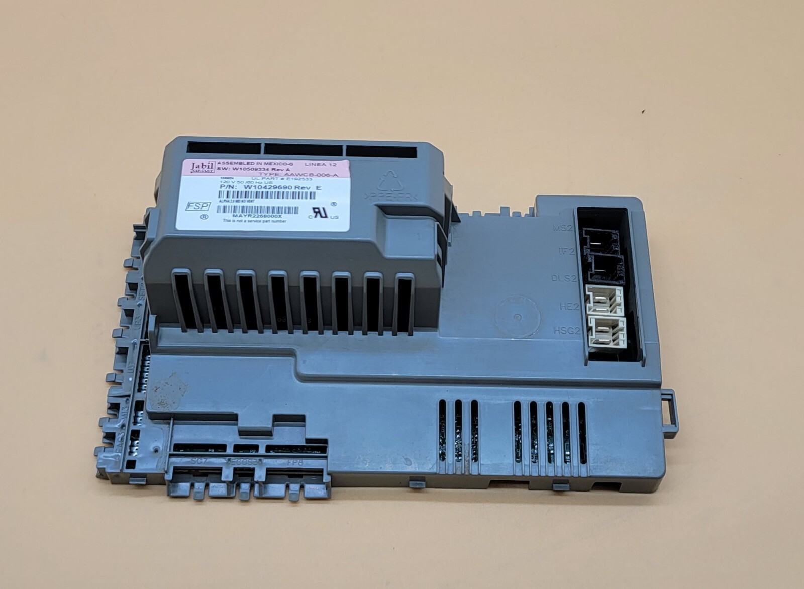 Genuine Dryer Whirlpool Control Board Part#W10429690