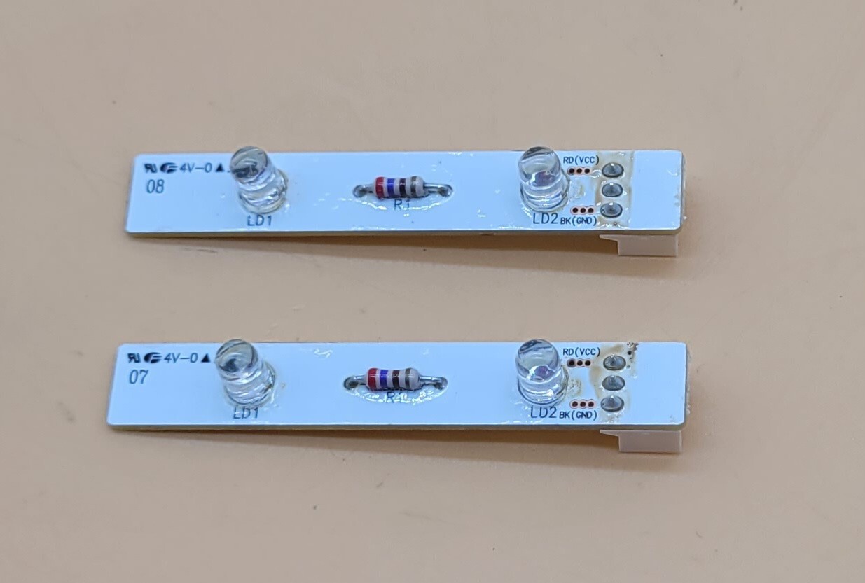 Genuine Refrigerator LG LED Set Part#EAV61572001