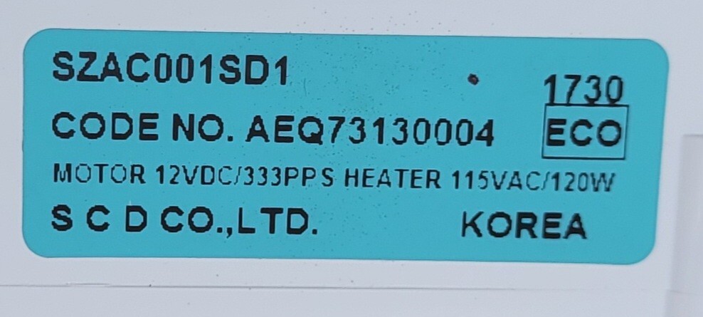 Genuine Refrigerator LG Ice Maker & Auger Assembly Part#EAU60784231 EAU62563503