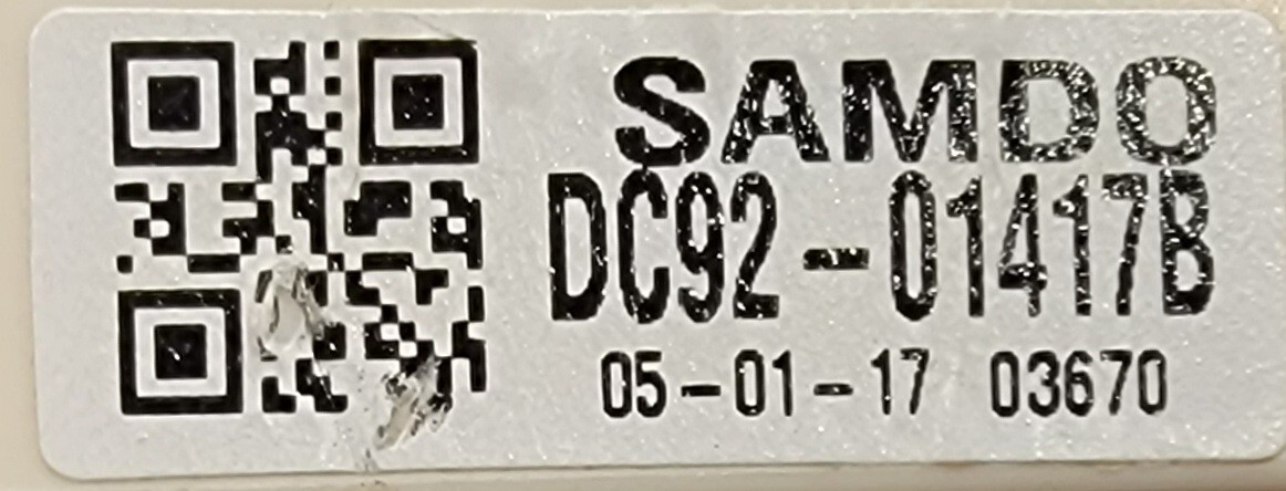 Genuine Washer Samsung Lid Lock Switch Part#DC92-01417B
