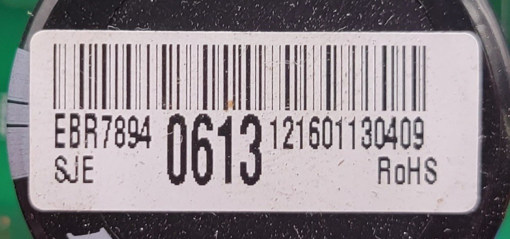 Genuine Refrigerator LG Control Board Part#EBR78940613