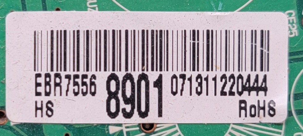 Genuine Refrigerator LG Control Board Part#EBR75568901