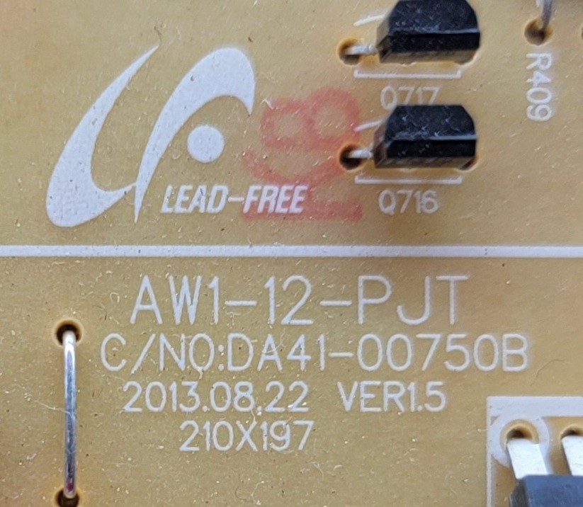 Genuine Refrigerator Samsung Control Board Part#DA92-00384M