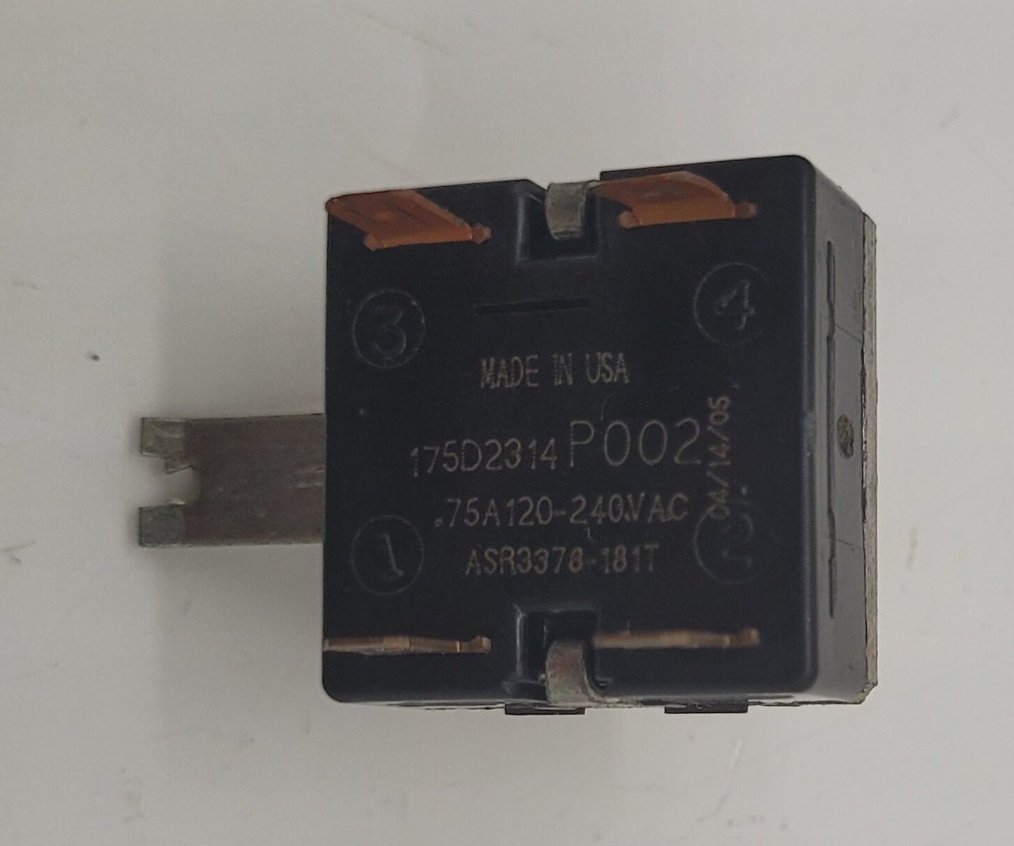 Genuine Washer Hotpoint Temperature Switch Part#175D2314P002