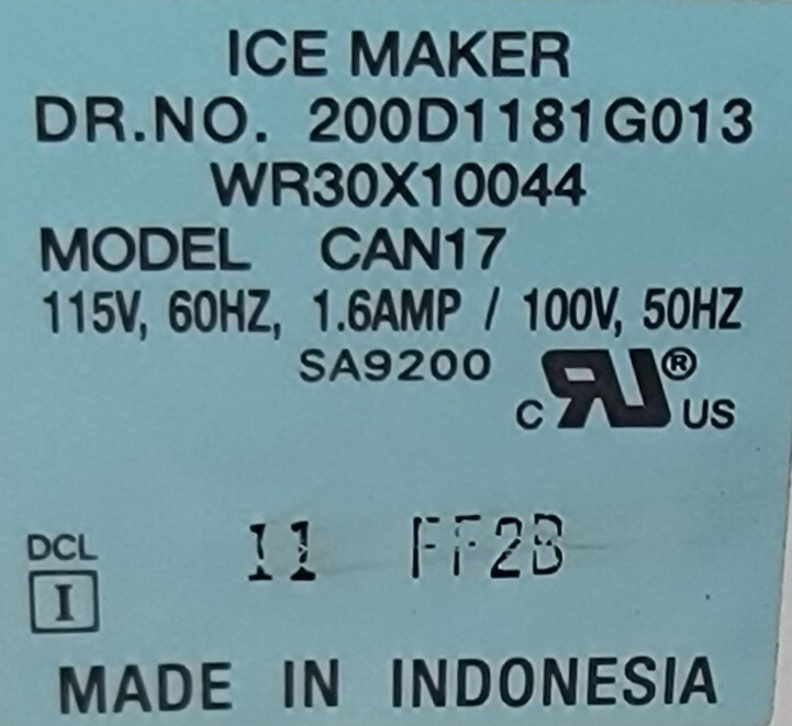 Genuine Refrigerator GE Profile Ice Maker Part#200D1181G013