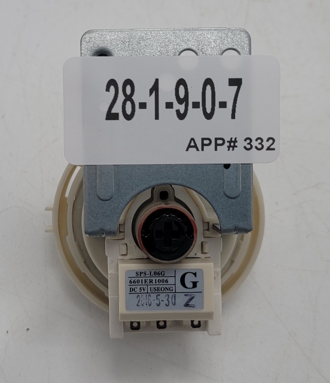 Genuine Washer LG Pressure Switch Part#6601ER1006