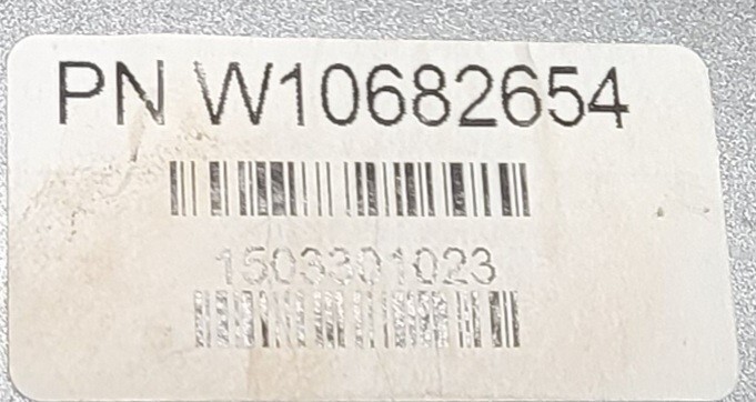 Genuine Dryer Whirlpool Control Panel Part#W10682654