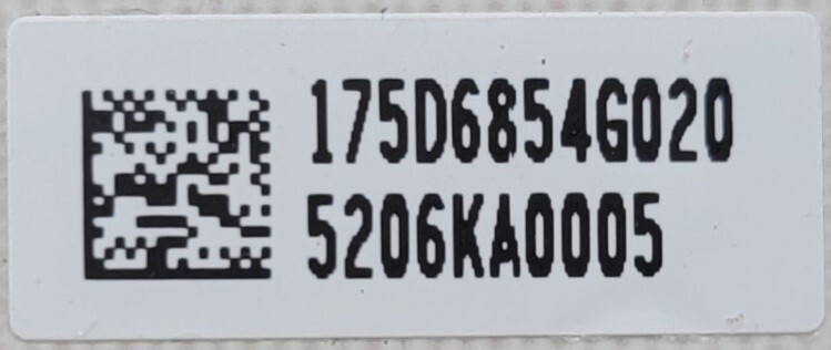 Genuine Washer GE Control Board Part#175D6854G020