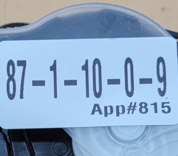 Genuine Washer Amana Actuator Part#W11398781