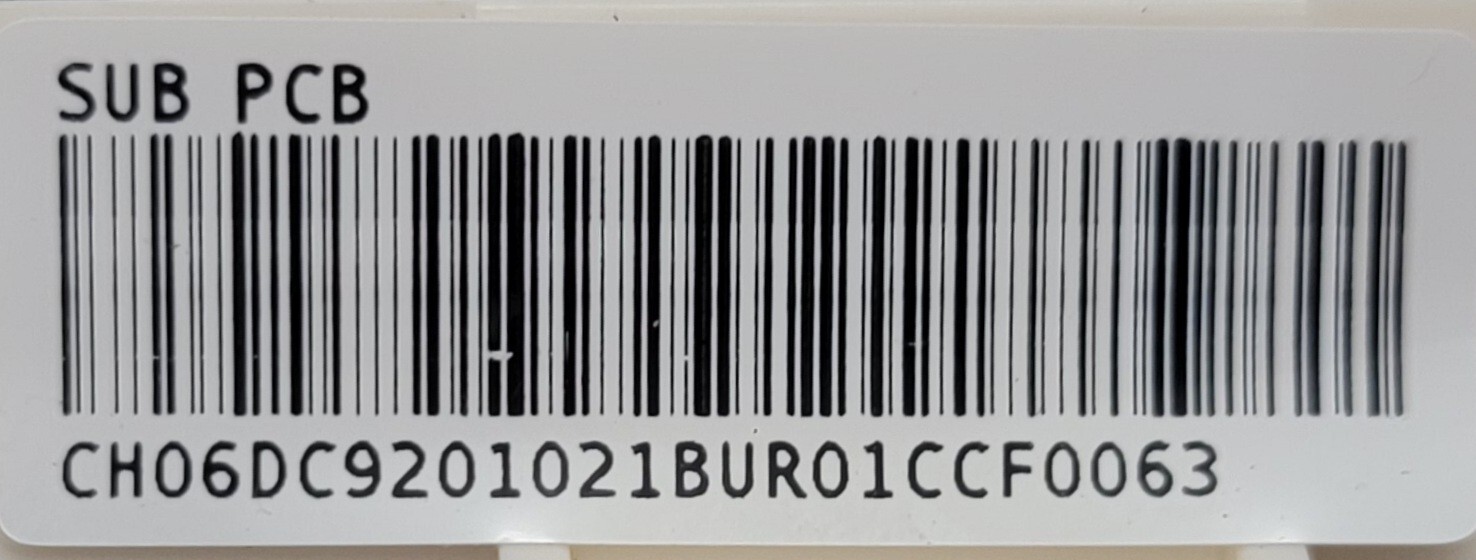 Genuine Washer Samsung Control Board Part#DC92-01021 DC9402721B