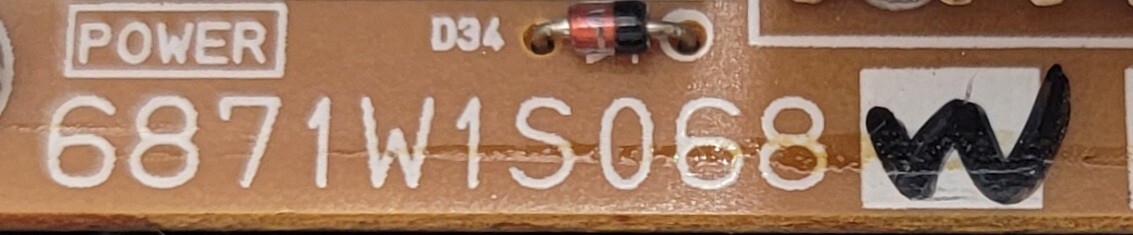 Genuine Microwave Thermador Display Control Panel w/Board Part#6871W1S068