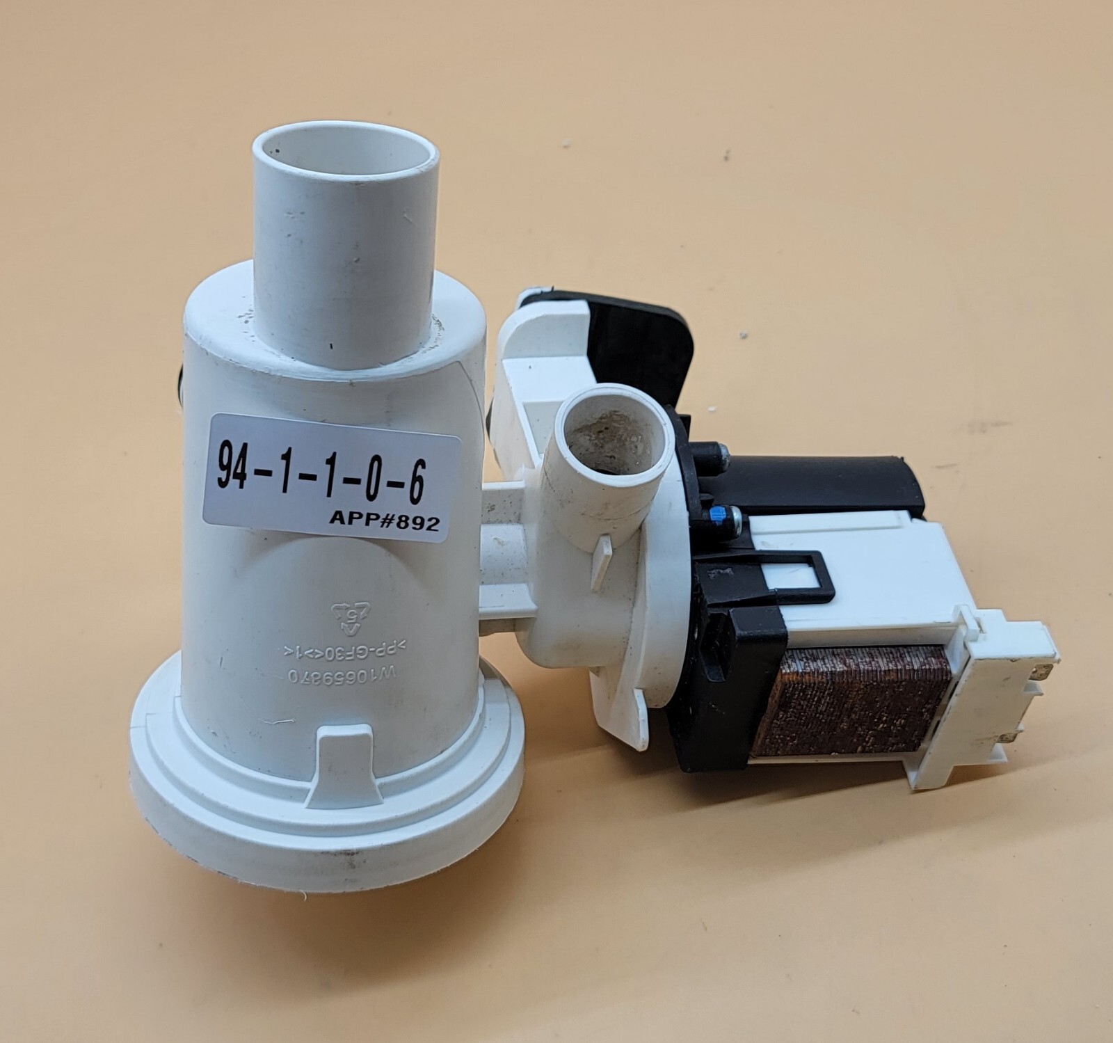 Genuine Dryer Whirlpool Drain Pump Part#4681EA2001T