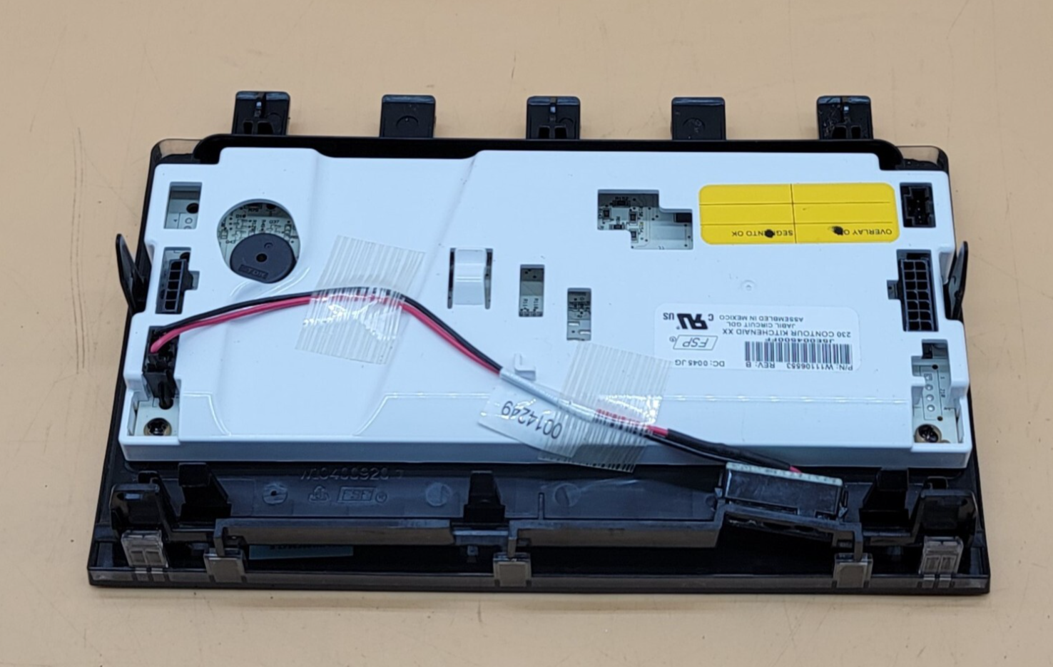 Genuine Refrigerator Kitchen Aid Dispenser Panel Part#W10400920