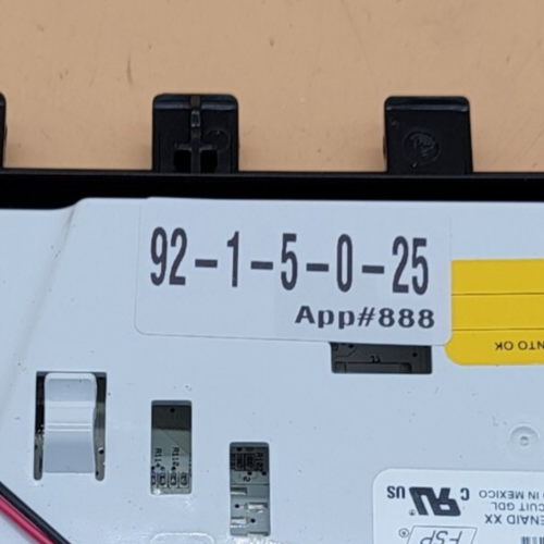 Genuine Refrigerator Kitchen Aid Dispenser Panel Part#W10400920