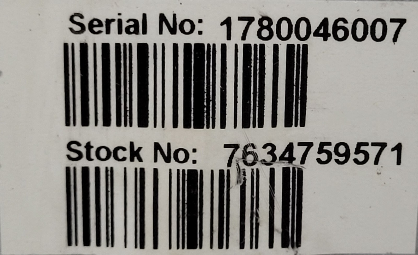 Genuine Dishwasher Viking Rear Bottom Support Part#1780046007