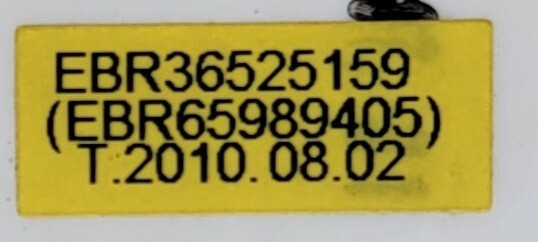 Genuine Dryer LG Control Board Part#EBR36525159
