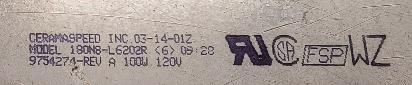 Genuine Oven Whirlpool Surface Element Part#9754274