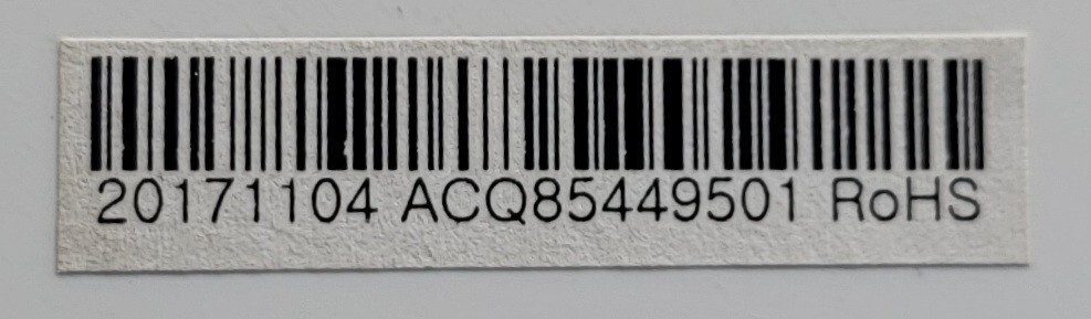 Genuine Refrigerator LG LED Light Part#ACQ85449501