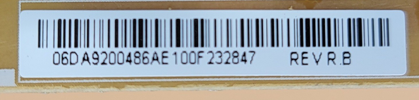 Genuine Refrigerator Samsung Control Board Part#DA92-00486