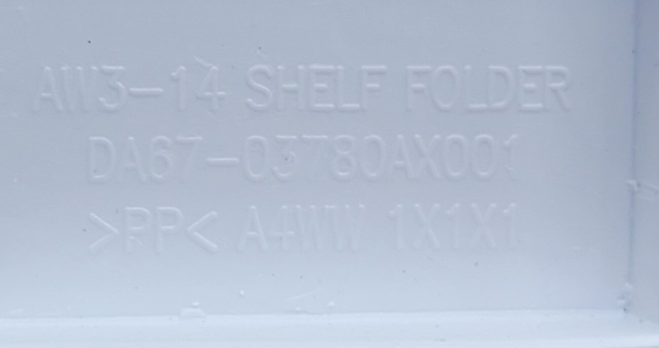 Genuine Refrigerator Samsung Folding Shelf Part#DA67-03780
