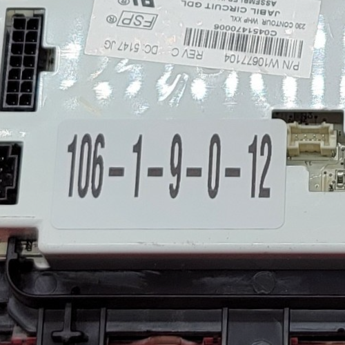 Genuine Refrigerator Whirlpool Control Board Part#W10677104