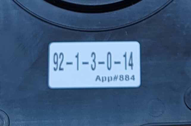 Genuine Refrigerator Samsung Motor Plate Part#DA61-08438