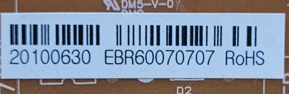 Genuine Refrigerator LG Control Board Part#EBR67348001