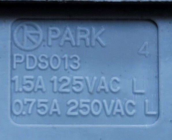 Genuine Refrigerator LG Push Button Switch Part#PDS013