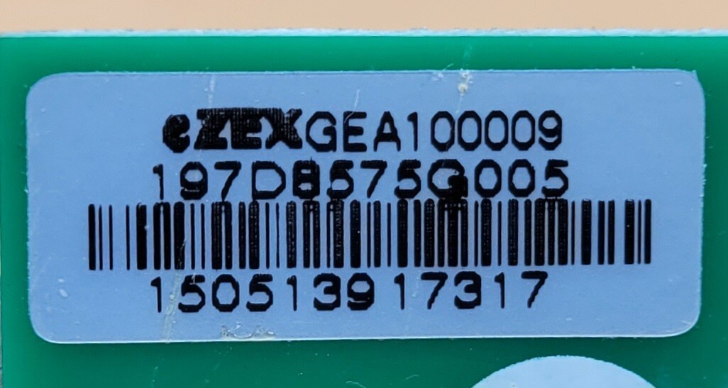 Genuine Refrigerator LG Control Board Part#197D8575G005