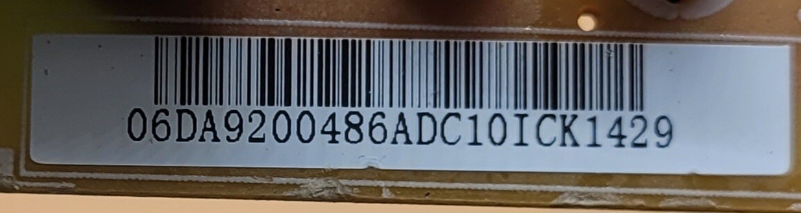 Genuine Refrigerator Samsung Control Board Part#DA9200486