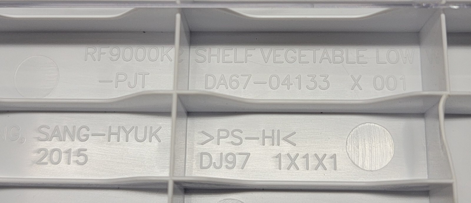 Genuine Refrigerator Samsung Glass Shelf Part#DA67-04133