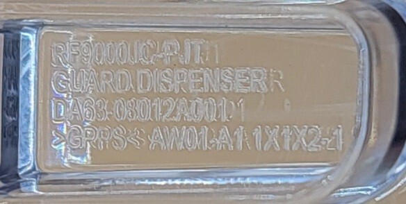 Genuine Refrigerator Samsung Door Bin Part#DA63-08012