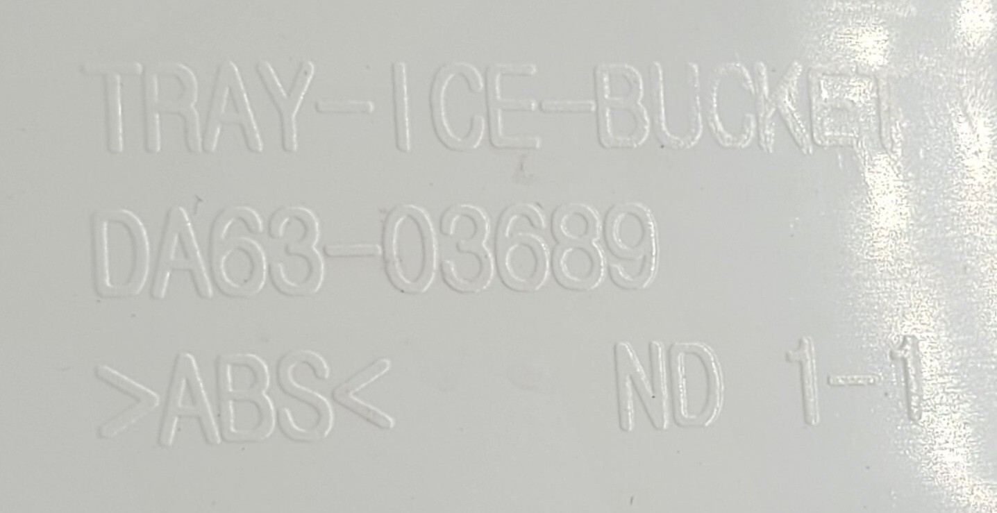Genuine Refrigerator Samsung Ice Bucket Part#DA63-03689
