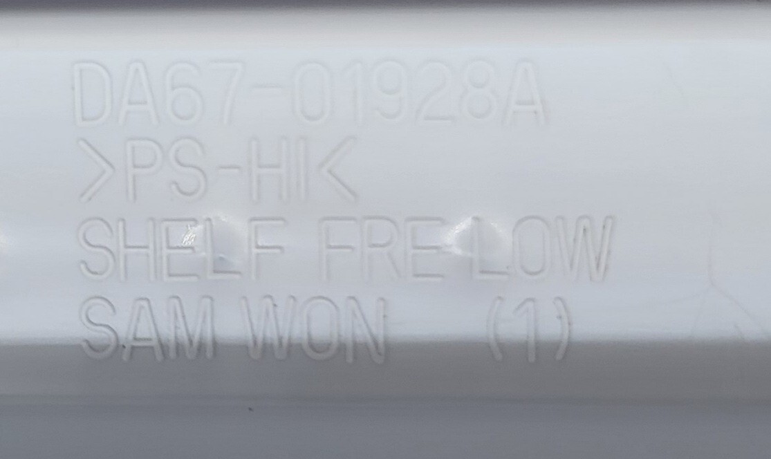 Genuine Refrigerator Samsung Glass Shelf Part#DA67-01928A