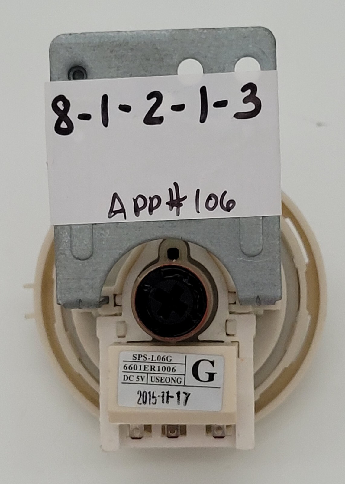 Genuine Washer LG Pressure Switch Part#6601ER1006
