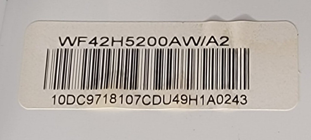 Genuine Washer Samsung Control Panel w/Board Part#DC64-003061A DC9201802G
